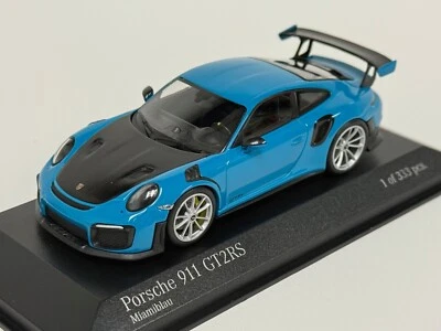 1/43 Minichamps Porsche 911 GT2 RS ( 991.2 )   2018 Blue  413 067275  BK119 - Image 1 of 4