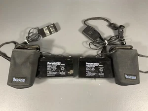 LOT OF 2 - Panasonic Sealed Rechargeable Battery LCR6V10BP Replacement 6V 10 Ah - Picture 1 of 24