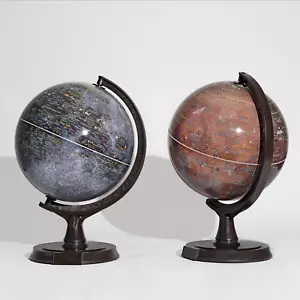 Juego de 2 globos Mapsoft Prime gris luna/rojo Marte, 30 cm/12", 2MR-30, mapa, atlas - Imagen 1 de 11