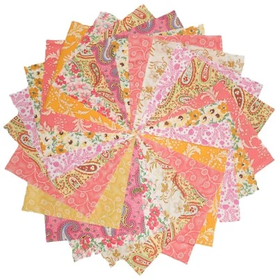 MDG 40 5" Quilting Fabric Squares BEAUTIFUL SPRING DAY/BUY IT NOW!10 DIFFERENT 4 EA