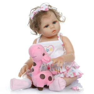 48cm Reborn Doll Simulation Handmade Silicone Cute Doll For Baby Birthday Gift - Picture 1 of 6