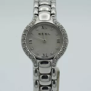 EBEL BELUGA DAMEN UHR 25MM STAHL VINTAGE PERLMUTT BRILLIANTEN 9976418-20 E193 - Bild 1 von 12