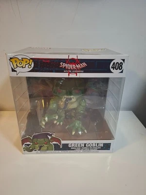 Figura Vinilo Pop Spiderman Into the Spiderverse 10 pulgadas - Duende Verde #408 Foto 1 de 4