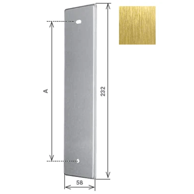 ROLLMATIK Placca cieca per avvolgitore UNI