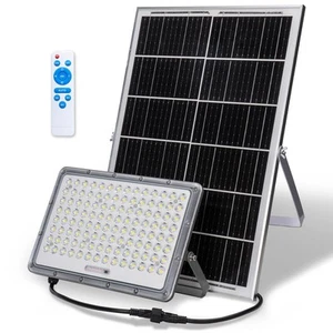 300W Solar Street Light Waterproof, Parking Lot Lights Motion Sensor & Light ... - Picture 1 of 7