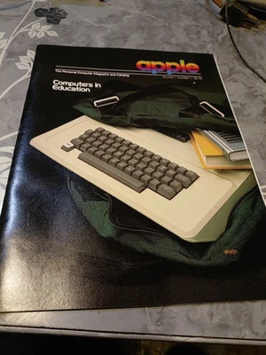 VINTAGE 1979 APPLE  PERSONAL COMPUTER MAGAZINE AND CATALOG VOLUME 1  - Image 1 of 4