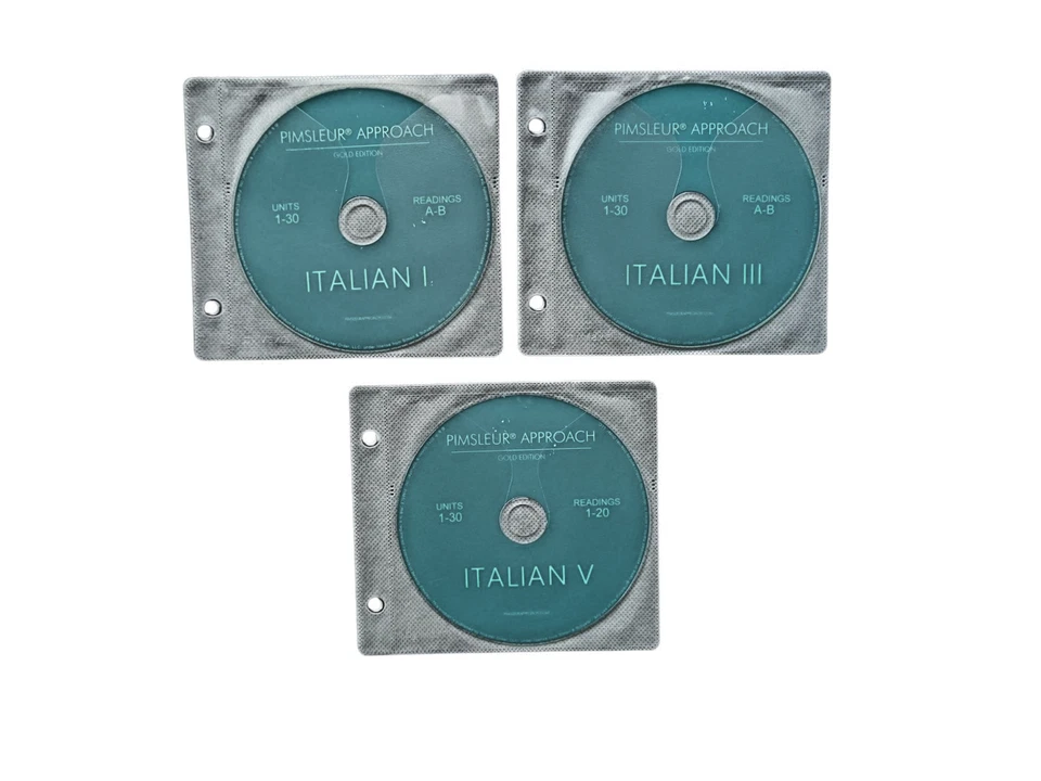 Pimsleur Gold Italian Language Complete - Parts I to V - 150 lessons, CD drive - Image 1 of 3