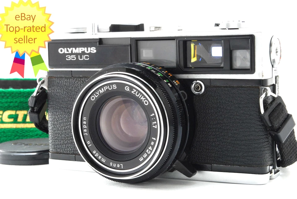 READ!!! [EXC+5 w/Strap] OLYMPUS 35 UC Rangefinder 35mm Film Camera JAPAN #207 - Image 1 of 4