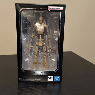 ¡¡NUEVO!! Figura de acción Bandai S.H.Figuarts Star Wars Episodio 1 BATTLE DROID reedición Foto 1 de 4