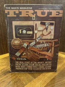 TRUE The Man's Magazine December 1962 Never Trust A Woman With A Bank Account - Picture 1 of 13
