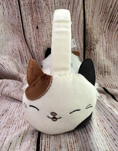 GAP Kids Winter Cam the Cat Off-White Plush Squishmallow Ear Muffs - New - Picture 1 of 11