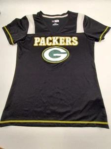Green Bay Packers Damen Gr. M NFL Team Apparel SS V-Neck Shirt/Trikot - Bild 1 von 4