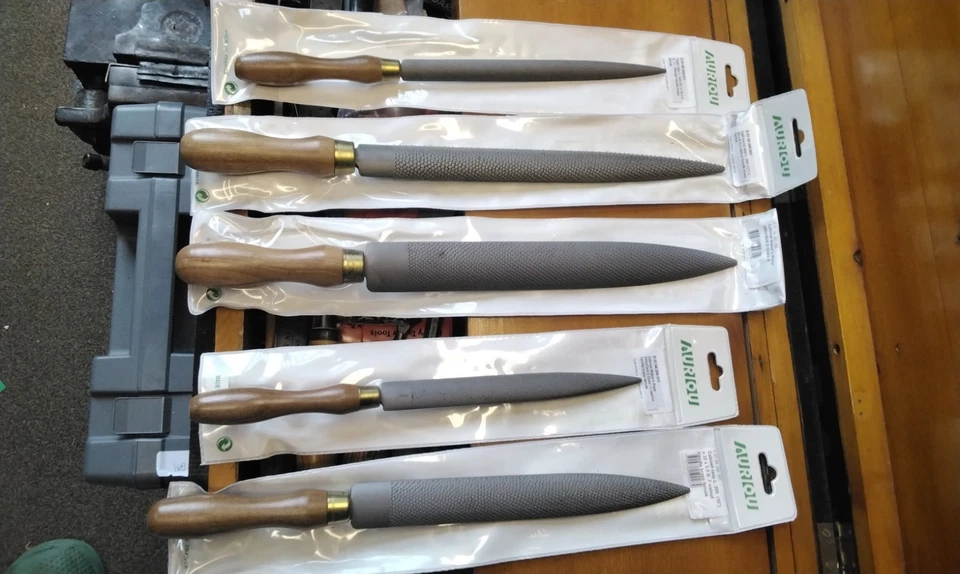 AURIOU CABINET RASPS HALF ROUND HAND MADE - image 1 of 1