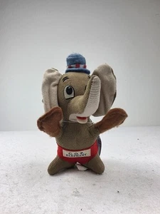 Nuevo Peluche Dakin Dream Pets Gamuza GOP Elefante Republicano 2004 De Colección con Etiquetas - Imagen 1 de 7