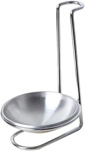 Supporto per mestolo da zuppa in acciaio inox con ciotola e manico lungo vertica - Foto 1 di 6
