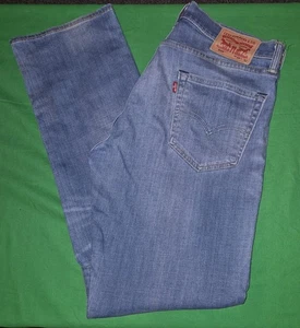 Jeans Levi's 504 uomo W34 L32 vestibilità regolare blu lavato - Foto 1 di 12