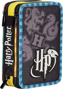 Harry Potter Astuccio 3 zip Completo Scuola Seven - Foto 1 di 5