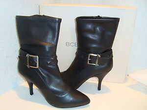 BCBGeneration Dorothy Women's Black Side Zip Ankle Boots Size 8.5 M Shoes #135