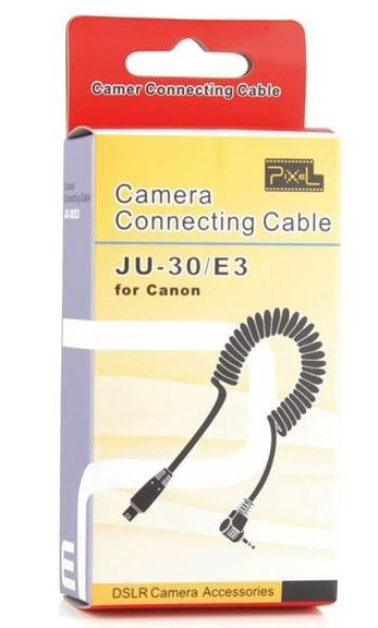 Pixel JU-30/E3 Canon E3 Type Shutter Release Cable for King Pro Canon Trigger - Image 1 of 4