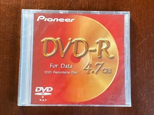 PIONEER DVD-R for Data 4.7 GB  NEW in ORIGINAL Packing - Picture 1 of 8