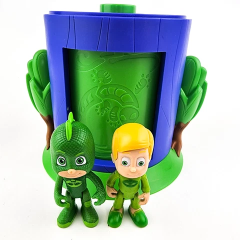 PJ Masks Transforming Figure Set Gekko Poseable Headquarters Chamber Piece Toy Cover