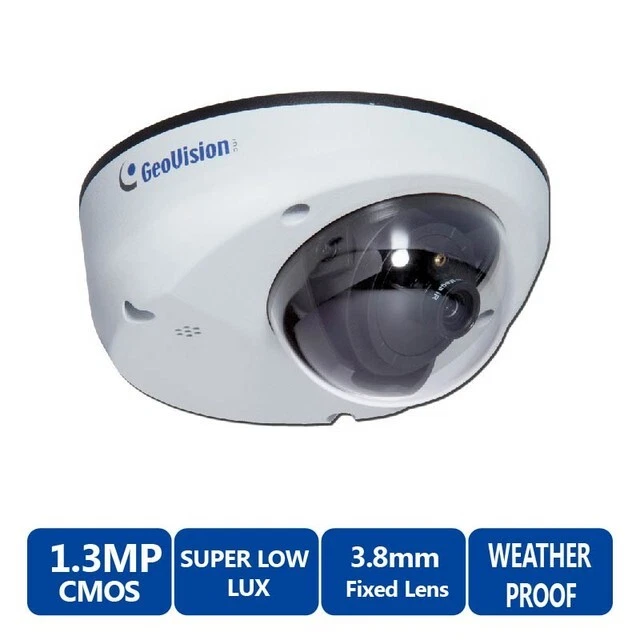 Geovision GV-MDR1500-1F 1.3MP Outdoor Dome IP Security Camera with 2.8mm Fixed - Image 1 of 4