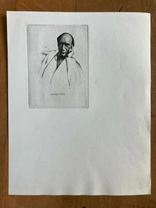 André Gide French Author Litho Art Print - Perfect for Framing - Picture 1 of 1
