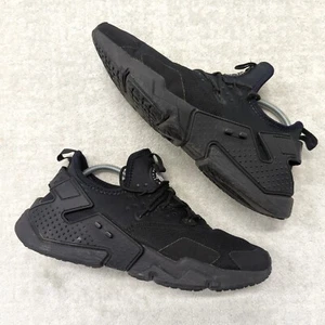 Nike Air Huarache Drift Shoes Mens 10 Running Sneakers Triple Black AH7334-003 - Picture 1 of 10