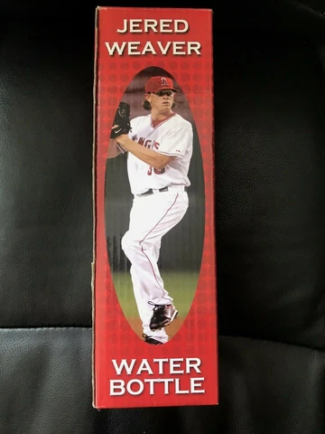 Los Angeles Angels Jered Weaver #36 Collectible Water Bottle 2012 SGA NEW Cover