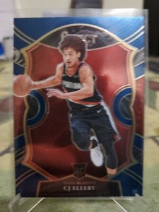 CJ Elleby Rookie Retail Blue Concourse 2020-21 Panini Select Basketball k178