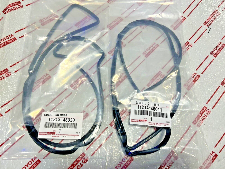 *NUEVA JUNTA DE CUBIERTA DE VÁLVULA LEXUS IS300 IZQUIERDA Y DERECHA GENUINA OEM PAR CILINDRO 01-05 Foto 1 de 3