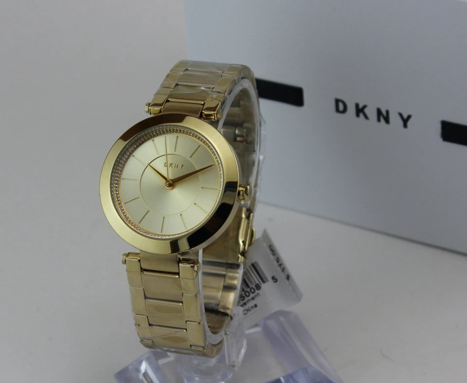 NOVO RELÓGIO FEMININO AUTÊNTICO DKNY STANHOPE DOURADO FEMININO NY2286 - Imagem 1 de 4