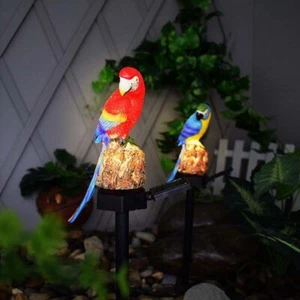 Parrot Solar Light Outdoor Waterproof Garden Lawn Decoration Light - Picture 1 of 5