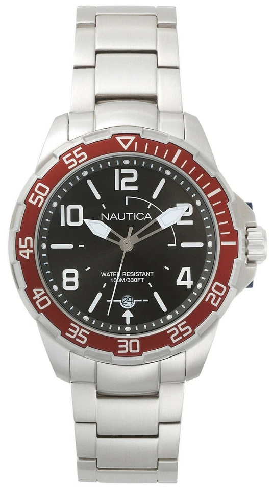 Nautica Men's Quartz Stainless Steel Watch NAPPLH005
