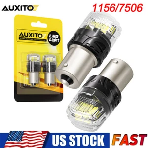 AUXITO 1156 7506 LED Reverse Backup Light Bulbs White 6500K Canbus Error Free 2x - Picture 1 of 13