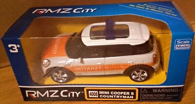 Mini Cooper S Countryman Ambulanza Tedesca "Notarzt" RMZ City Scala 1:43 n.4008 - Immagine 1 di 4