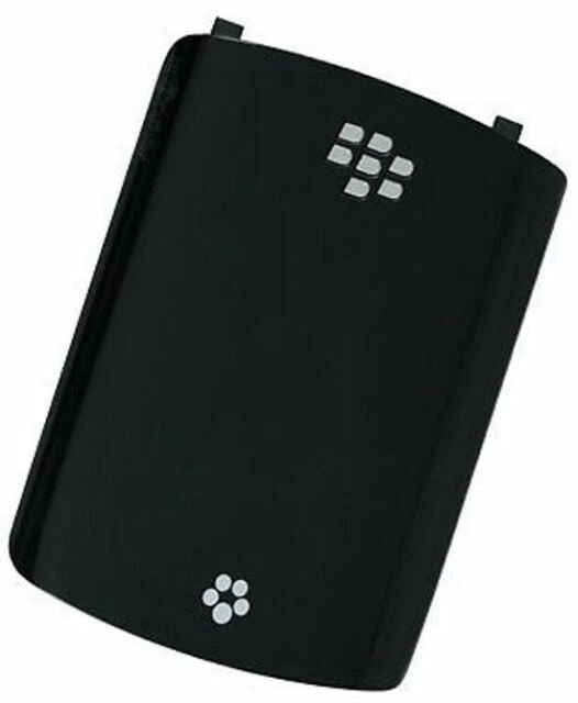 BLACKBERRY 8520 BLACK BATTERY DOOR USED CONDITION - Image 1 of 1