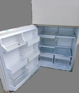 GE Profile TBX25PAYGRAA Fridge PART top left sliding Shelf + drawer/bin + shield - Picture 1 of 4