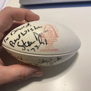 VTG St Louis Cardinals Signed Mini Football-Roger Wehrli-Steve Jones-Irv Goode - Picture 1 of 12