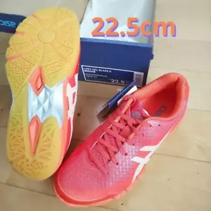 Asics Badmintonschuhe LADY GEL-BLADE 6 TOB522 NOVA ORANGE WEISS 22,5cm US5 - Bild 1 von 9