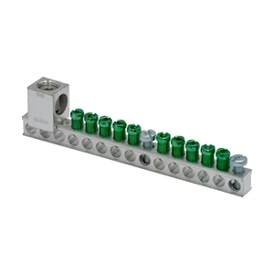 Eaton GBKP1020 Ground Bar Kit, 10 Circuits, 4.29", Cu/Al, 2/0 AWG Lug - Picture 1 of 3