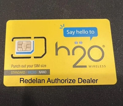 H2O $30X $25 Unlimited plan + Sim Card + First month - Image 1 of 2