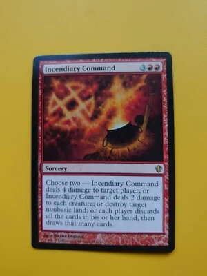 MTG Card.  Incendiary Command Commander Sorcery Red Rare as pictures - Image 1 of 4