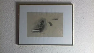 Bleistiftzeichnung einer Studie von August Blunck  Original - Bild 1 von 2