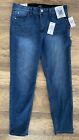 Curve Appeal Women High-Rise Concealed Comfort Waist Skinny Fit Jeans Size 10/30