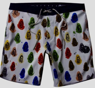 Pantalones cortos de tabla Vissla Lost Souls para hombre talla 30 nuevos con etiquetas Foto 1 de 4