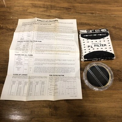 Vintage DOT LINE DL 1069 55mm Coated PL Filter - Image 1 of 3