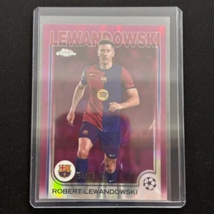 🎮2024-25 Topps Chrome UEFA Magenta Lava Robert Lewandowski /75 - Bild 1 von 1