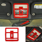 Red ABS Roof Front Reading Light Lamp Panel Cover Trim For Dodge Nitro 2007-2012