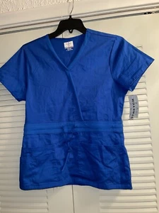 Nwt Women’s White Label Stretch Scrub Top Small - Picture 1 of 6